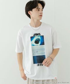 SENSE OF PLACE by URBAN RESEARCH / センスオブプレイス バイ アーバンリサーチ Tシャツ | 『別注』SENSE OF PLACE×JAWS　プリントT-SHIRTS/A