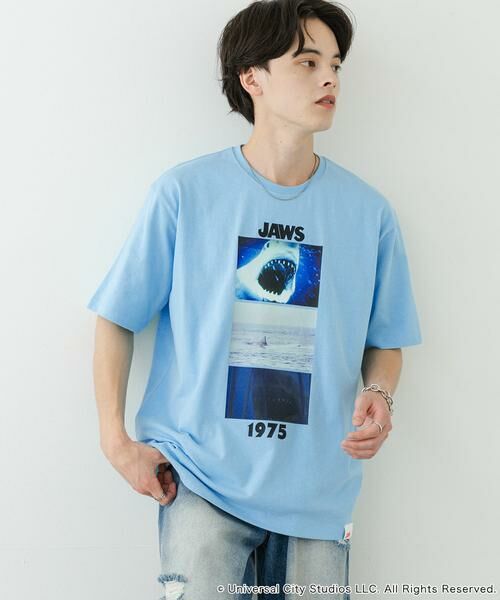 SENSE OF PLACE by URBAN RESEARCH / センスオブプレイス バイ アーバンリサーチ Tシャツ | 『別注』SENSE OF PLACE×JAWS　プリントT-SHIRTS/A | 詳細1