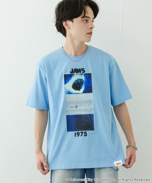SENSE OF PLACE by URBAN RESEARCH / センスオブプレイス バイ アーバンリサーチ Tシャツ | 『別注』SENSE OF PLACE×JAWS　プリントT-SHIRTS/A | 詳細2