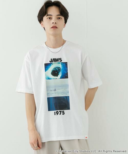 SENSE OF PLACE by URBAN RESEARCH / センスオブプレイス バイ アーバンリサーチ Tシャツ | 『別注』SENSE OF PLACE×JAWS　プリントT-SHIRTS/A | 詳細18