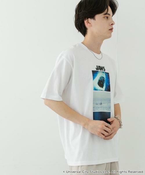 SENSE OF PLACE by URBAN RESEARCH / センスオブプレイス バイ アーバンリサーチ Tシャツ | 『別注』SENSE OF PLACE×JAWS　プリントT-SHIRTS/A | 詳細20