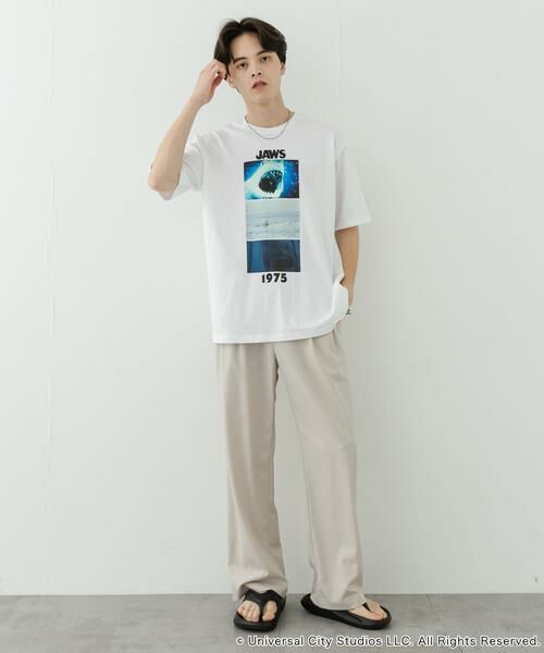 SENSE OF PLACE by URBAN RESEARCH / センスオブプレイス バイ アーバンリサーチ Tシャツ | 『別注』SENSE OF PLACE×JAWS　プリントT-SHIRTS/A | 詳細21