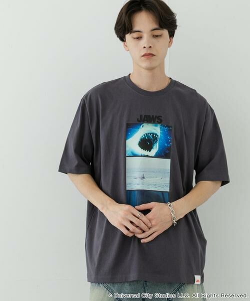 SENSE OF PLACE by URBAN RESEARCH / センスオブプレイス バイ アーバンリサーチ Tシャツ | 『別注』SENSE OF PLACE×JAWS　プリントT-SHIRTS/A | 詳細27