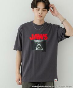 SENSE OF PLACE by URBAN RESEARCH / センスオブプレイス バイ アーバンリサーチ Tシャツ | 『別注』SENSE OF PLACE×JAWS　プリントT-SHIRTS/B