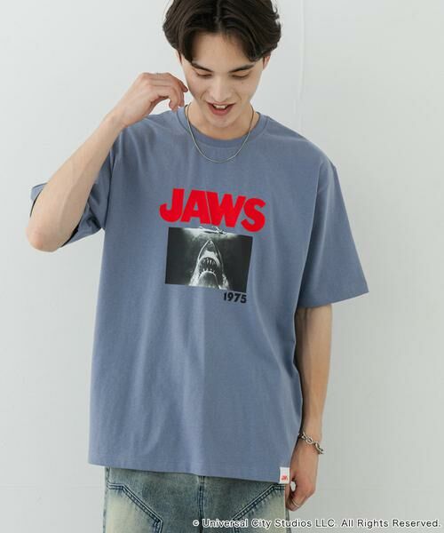 SENSE OF PLACE by URBAN RESEARCH / センスオブプレイス バイ アーバンリサーチ Tシャツ | 『別注』SENSE OF PLACE×JAWS　プリントT-SHIRTS/B | 詳細1