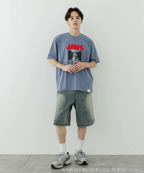 SENSE OF PLACE by URBAN RESEARCH / センスオブプレイス バイ アーバンリサーチ Tシャツ | 『別注』SENSE OF PLACE×JAWS　プリントT-SHIRTS/B | 詳細4