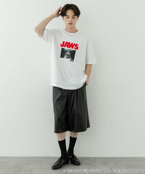 SENSE OF PLACE by URBAN RESEARCH / センスオブプレイス バイ アーバンリサーチ Tシャツ | 『別注』SENSE OF PLACE×JAWS　プリントT-SHIRTS/B | 詳細19