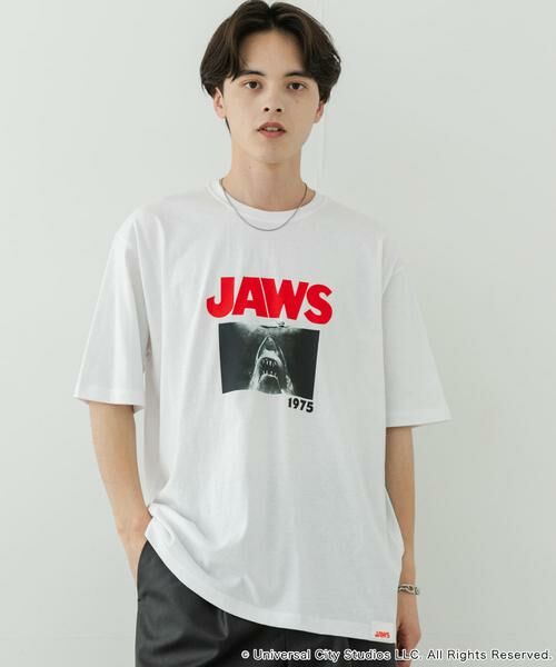 SENSE OF PLACE by URBAN RESEARCH/センスオブプレイス バイ アーバンリサーチ 『別注』SENSE OF PLACE×JAWS プリントT-SHIRTS/B ホワイト M SENSE OF PLACE by URBAN RESEARCH/センスオブプレイス バイ アーバンリサーチ 『別注』SENSE OF PLACE×JAWS プリントT-SHIRTS/B ホワイト M