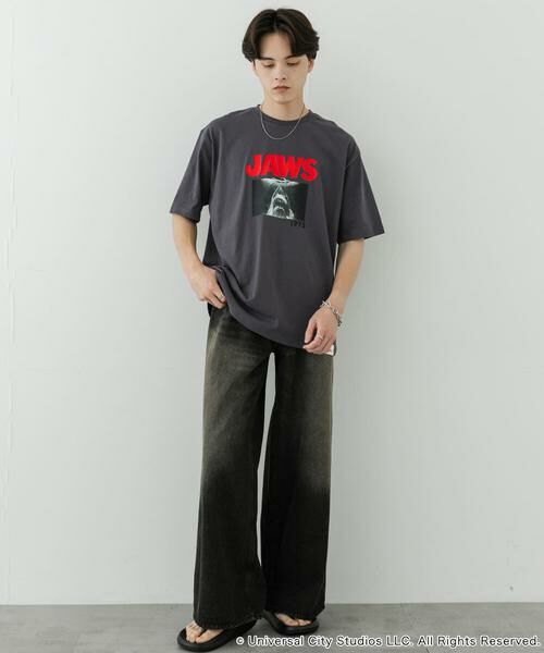 SENSE OF PLACE by URBAN RESEARCH / センスオブプレイス バイ アーバンリサーチ Tシャツ | 『別注』SENSE OF PLACE×JAWS　プリントT-SHIRTS/B | 詳細27