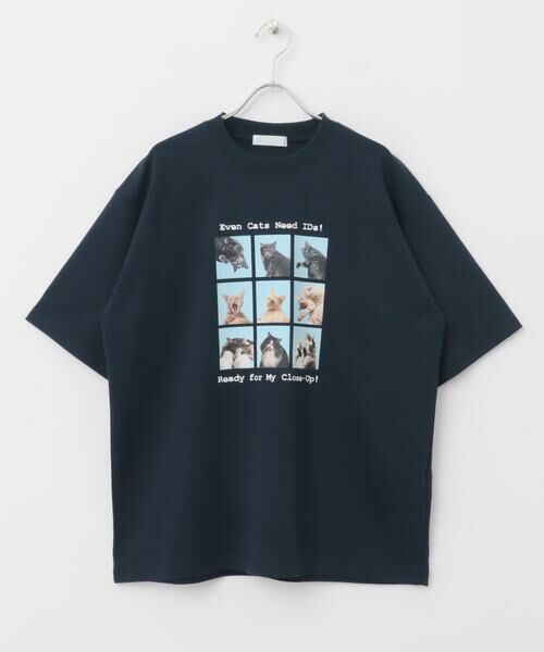 SENSE OF PLACE by URBAN RESEARCH / センスオブプレイス バイ アーバンリサーチ Tシャツ | 『ユニセックス』Cat graphic Short-Sleeve T-shirts | 詳細8