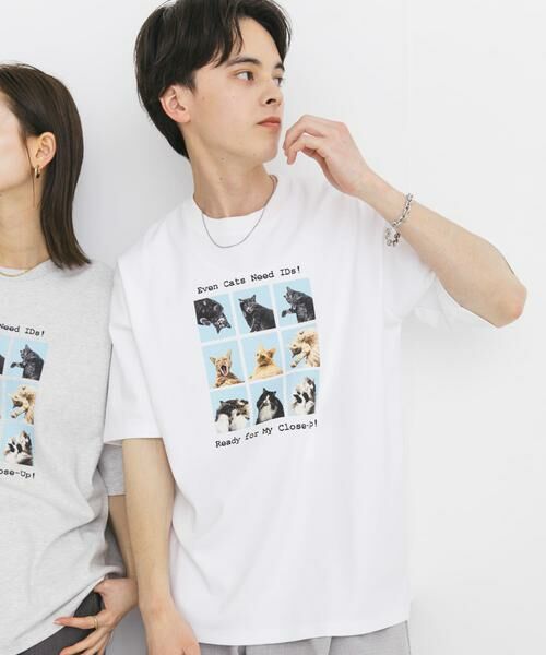 SENSE OF PLACE by URBAN RESEARCH / センスオブプレイス バイ アーバンリサーチ Tシャツ | 『ユニセックス』Cat graphic Short-Sleeve T-shirts | 詳細20