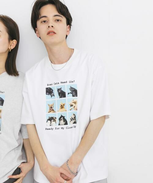 SENSE OF PLACE by URBAN RESEARCH / センスオブプレイス バイ アーバンリサーチ Tシャツ | 『ユニセックス』Cat graphic Short-Sleeve T-shirts | 詳細21