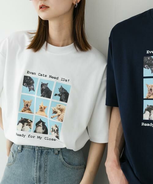 SENSE OF PLACE by URBAN RESEARCH / センスオブプレイス バイ アーバンリサーチ Tシャツ | 『ユニセックス』Cat graphic Short-Sleeve T-shirts | 詳細22