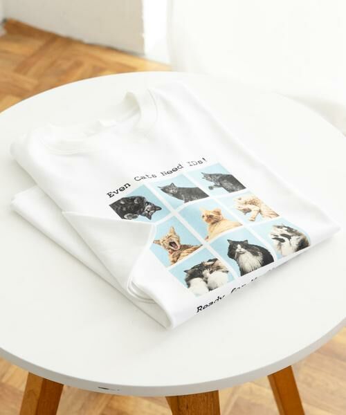 SENSE OF PLACE by URBAN RESEARCH / センスオブプレイス バイ アーバンリサーチ Tシャツ | 『ユニセックス』Cat graphic Short-Sleeve T-shirts | 詳細24