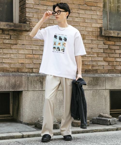 SENSE OF PLACE by URBAN RESEARCH / センスオブプレイス バイ アーバンリサーチ Tシャツ | 『ユニセックス』Cat graphic Short-Sleeve T-shirts | 詳細17
