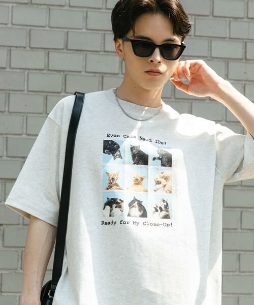 SENSE OF PLACE by URBAN RESEARCH / センスオブプレイス バイ アーバンリサーチ Tシャツ | 『ユニセックス』Cat graphic Short-Sleeve T-shirts | 詳細29