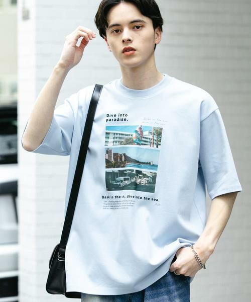 SENSE OF PLACE by URBAN RESEARCH / センスオブプレイス バイ アーバンリサーチ Tシャツ | Cityscape photo Short-Sleeve T-shirts | 詳細1