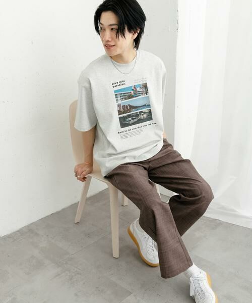 SENSE OF PLACE by URBAN RESEARCH / センスオブプレイス バイ アーバンリサーチ Tシャツ | Cityscape photo Short-Sleeve T-shirts | 詳細17