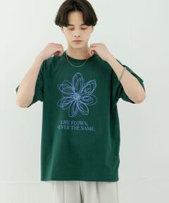 SENSE OF PLACE by URBAN RESEARCH / センスオブプレイス バイ アーバンリサーチ Tシャツ | フラワーアートグラフィックショートスリーブTシャツ