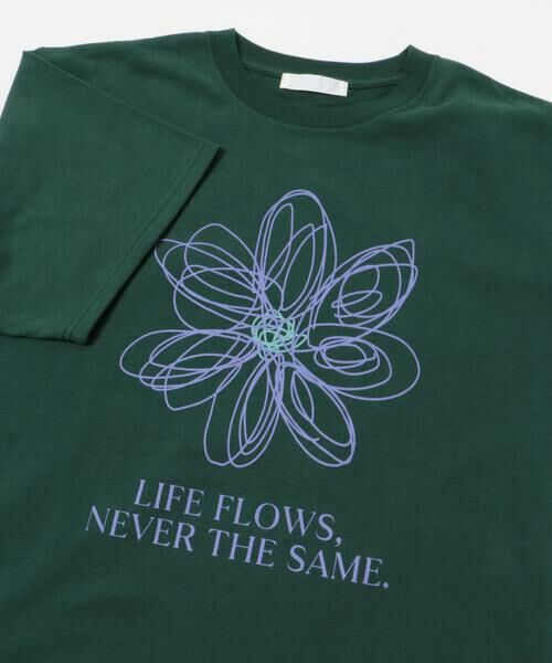 SENSE OF PLACE by URBAN RESEARCH / センスオブプレイス バイ アーバンリサーチ Tシャツ | フラワーアートグラフィックショートスリーブTシャツ | 詳細9