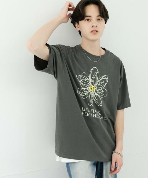 SENSE OF PLACE by URBAN RESEARCH / センスオブプレイス バイ アーバンリサーチ Tシャツ | フラワーアートグラフィックショートスリーブTシャツ | 詳細13