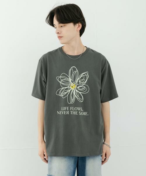 SENSE OF PLACE by URBAN RESEARCH / センスオブプレイス バイ アーバンリサーチ Tシャツ | フラワーアートグラフィックショートスリーブTシャツ | 詳細18