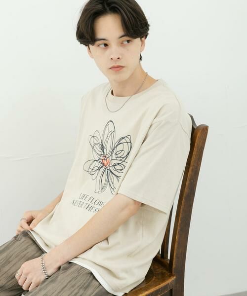 SENSE OF PLACE by URBAN RESEARCH / センスオブプレイス バイ アーバンリサーチ Tシャツ | フラワーアートグラフィックショートスリーブTシャツ | 詳細25