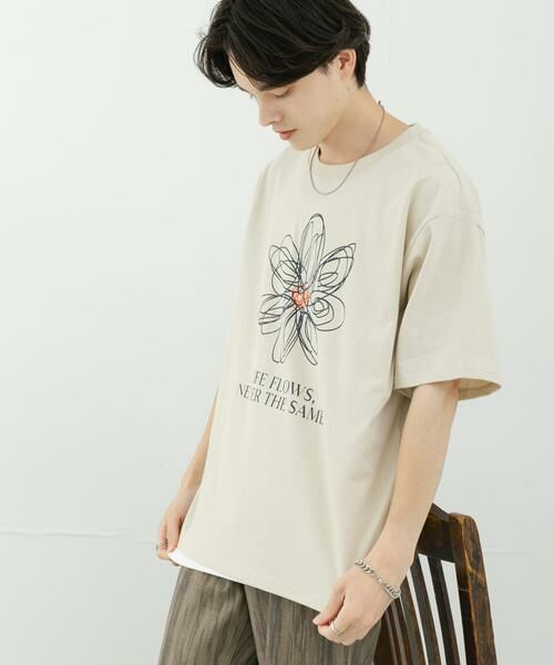 SENSE OF PLACE by URBAN RESEARCH / センスオブプレイス バイ アーバンリサーチ Tシャツ | フラワーアートグラフィックショートスリーブTシャツ | 詳細26