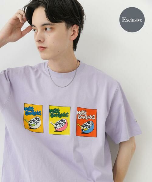 SENSE OF PLACE by URBAN RESEARCH/センスオブプレイス バイ アーバンリサーチ 『別注』Mark Gonzales×SENSE OF PLACE S/S T-SHIRTS B パープル L SENSE OF PLACE by URBAN RESEARCH/センスオブプレイス バイ アーバンリサーチ 『別注』Mark Gonzales×SENSE OF PLACE S/S T-SHIRTS B パープル L