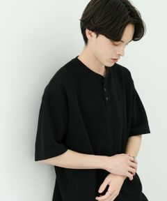 SENSE OF PLACE by URBAN RESEARCH / センスオブプレイス バイ アーバンリサーチ Tシャツ | ヘンリーネックカノコプルオーバー