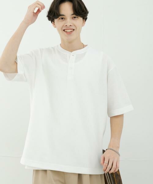 SENSE OF PLACE by URBAN RESEARCH / センスオブプレイス バイ アーバンリサーチ Tシャツ | ヘンリーネックカノコプルオーバー | 詳細2