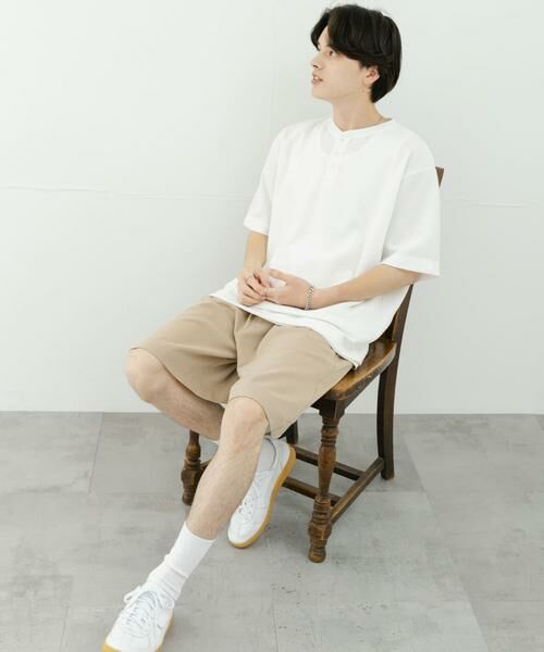 SENSE OF PLACE by URBAN RESEARCH / センスオブプレイス バイ アーバンリサーチ Tシャツ | ヘンリーネックカノコプルオーバー | 詳細5