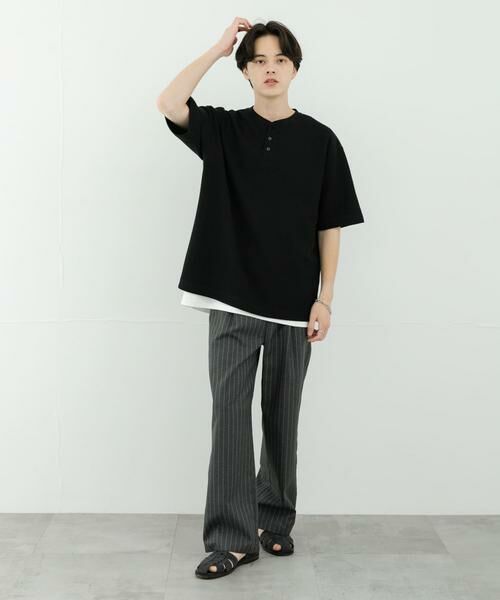 SENSE OF PLACE by URBAN RESEARCH / センスオブプレイス バイ アーバンリサーチ Tシャツ | ヘンリーネックカノコプルオーバー | 詳細13