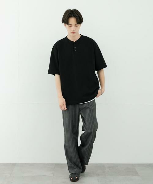 SENSE OF PLACE by URBAN RESEARCH / センスオブプレイス バイ アーバンリサーチ Tシャツ | ヘンリーネックカノコプルオーバー | 詳細14