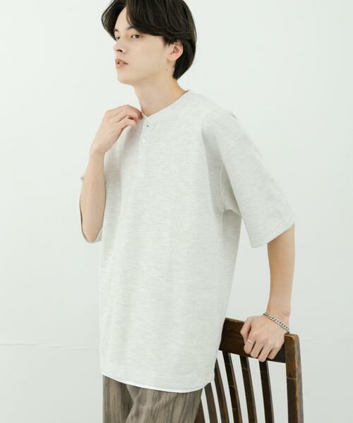 SENSE OF PLACE by URBAN RESEARCH / センスオブプレイス バイ アーバンリサーチ Tシャツ | ヘンリーネックカノコプルオーバー | 詳細23