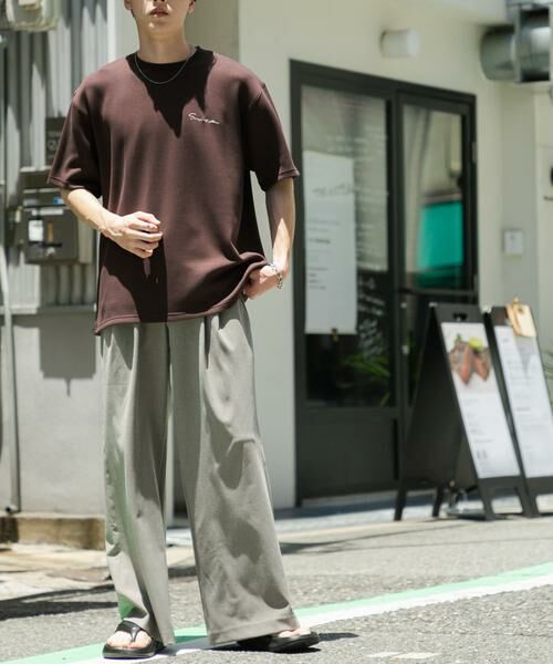 SENSE OF PLACE by URBAN RESEARCH / センスオブプレイス バイ アーバンリサーチ Tシャツ | 『一部WEB限定カラー』『ユニセックス』シシュウダンボールポンチショートスリーブTシャツ | 詳細9