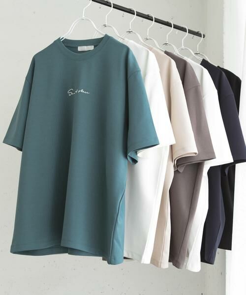 SENSE OF PLACE by URBAN RESEARCH / センスオブプレイス バイ アーバンリサーチ Tシャツ | 『ユニセックス』シシュウポンチショートスリーブTシャツ | 詳細3