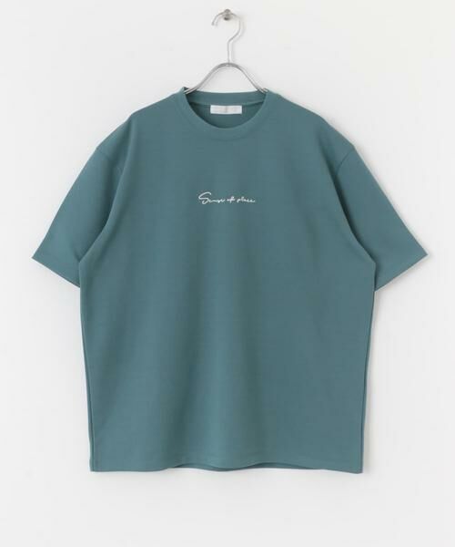 SENSE OF PLACE by URBAN RESEARCH / センスオブプレイス バイ アーバンリサーチ Tシャツ | 『ユニセックス』シシュウポンチショートスリーブTシャツ | 詳細4