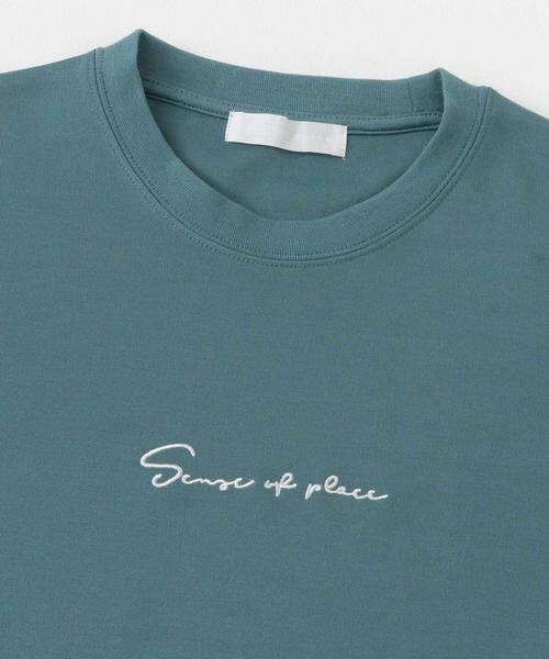 SENSE OF PLACE by URBAN RESEARCH / センスオブプレイス バイ アーバンリサーチ Tシャツ | 『ユニセックス』シシュウポンチショートスリーブTシャツ | 詳細5
