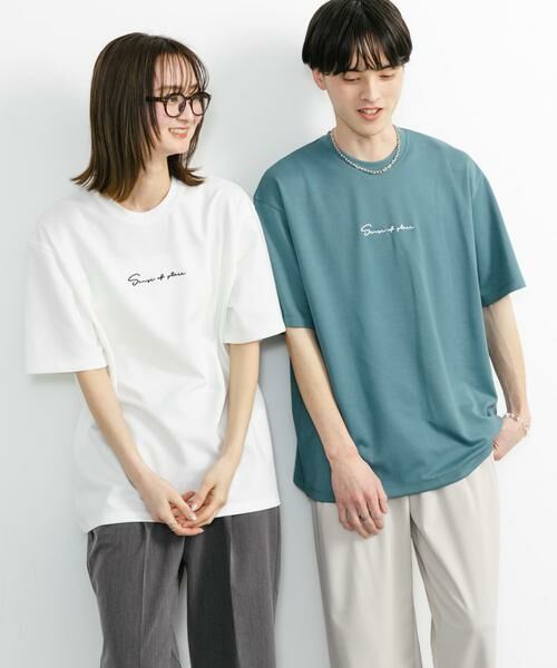 SENSE OF PLACE by URBAN RESEARCH / センスオブプレイス バイ アーバンリサーチ Tシャツ | 『ユニセックス』シシュウポンチショートスリーブTシャツ | 詳細29