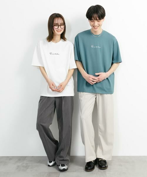 SENSE OF PLACE by URBAN RESEARCH / センスオブプレイス バイ アーバンリサーチ Tシャツ | 『ユニセックス』シシュウポンチショートスリーブTシャツ | 詳細30