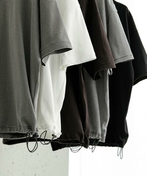 SENSE OF PLACE by URBAN RESEARCH / センスオブプレイス バイ アーバンリサーチ Tシャツ | 『ユニセックス』アソートドローコードショートスリーブTシャツ | 詳細8