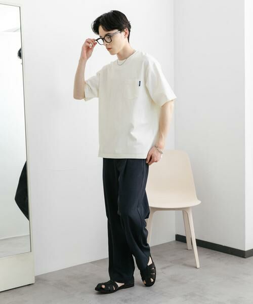 SENSE OF PLACE by URBAN RESEARCH / センスオブプレイス バイ アーバンリサーチ Tシャツ | 『WEB限定』『ユニセックス』ピスネーム付きポケットショートスリーブTシャツ | 詳細30