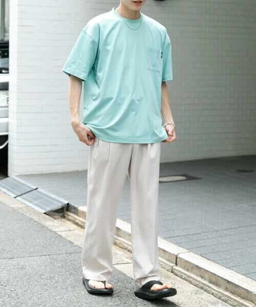 SENSE OF PLACE by URBAN RESEARCH / センスオブプレイス バイ アーバンリサーチ Tシャツ | 『UR TECH ひやサラクール』リラックスポケTシャツ | 詳細6