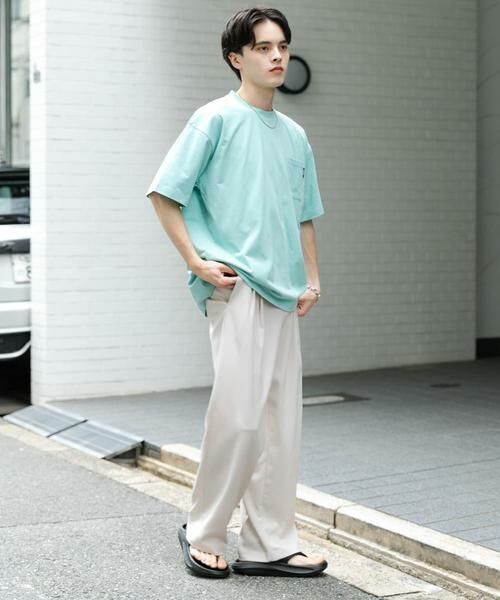 SENSE OF PLACE by URBAN RESEARCH / センスオブプレイス バイ アーバンリサーチ Tシャツ | 『UR TECH ひやサラクール』リラックスポケTシャツ | 詳細7