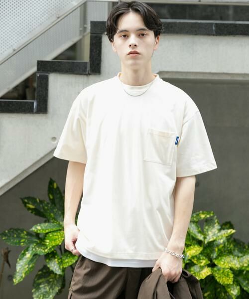 SENSE OF PLACE by URBAN RESEARCH / センスオブプレイス バイ アーバンリサーチ Tシャツ | 『UR TECH ひやサラクール』リラックスポケTシャツ | 詳細24