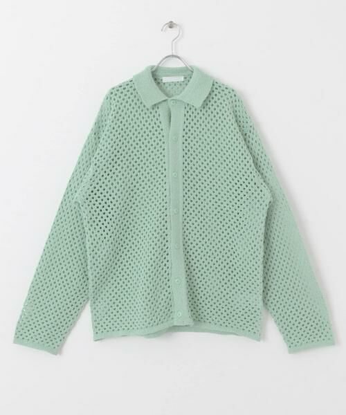 SENSE OF PLACE by URBAN RESEARCH / センスオブプレイス バイ アーバンリサーチ カーディガン・ボレロ | 『ユニセックス』メッシュ衿付きカーディガン | 詳細16