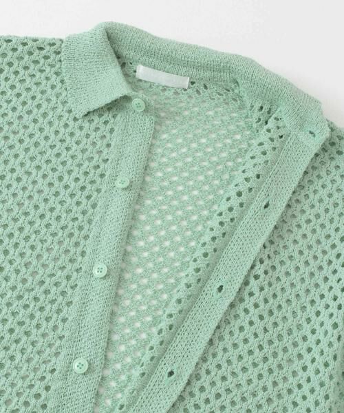 SENSE OF PLACE by URBAN RESEARCH / センスオブプレイス バイ アーバンリサーチ カーディガン・ボレロ | 『ユニセックス』メッシュ衿付きカーディガン | 詳細17