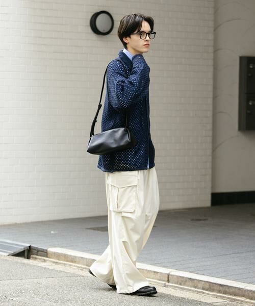 SENSE OF PLACE by URBAN RESEARCH / センスオブプレイス バイ アーバンリサーチ カーディガン・ボレロ | 『ユニセックス』メッシュ衿付きカーディガン | 詳細29