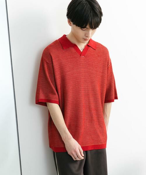 SENSE OF PLACE by URBAN RESEARCH / センスオブプレイス バイ アーバンリサーチ ニット・セーター | 『ユニセックス』『洗濯可』ミックススキッパーニット | 詳細10